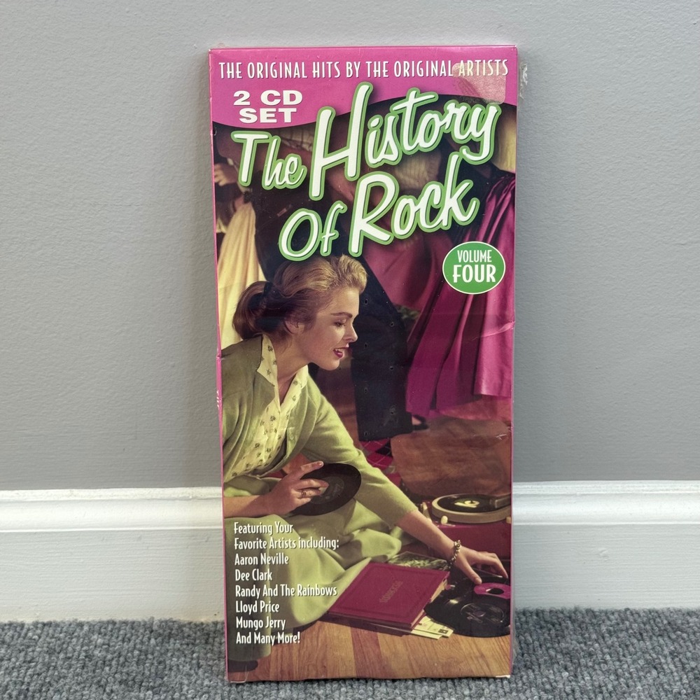 The History of Rock Volume 4 (2 CD Set Collectables Records) NOS Sealed